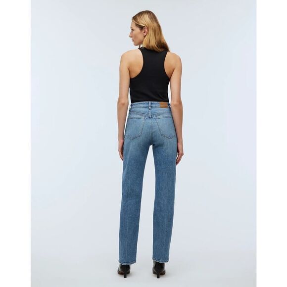 Madewell The Petite '90s Straight Jean in Rondell Wash - Size: 23P - Picture 3 of 11